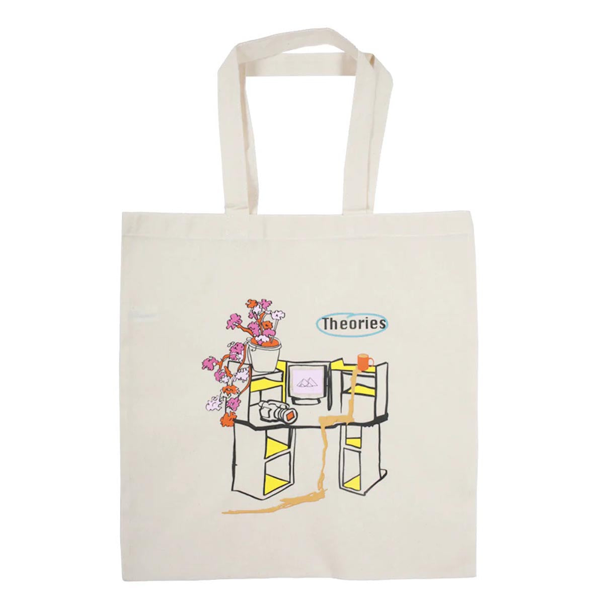 Theories Get Off The Internet Tote Bag - Natural image 1