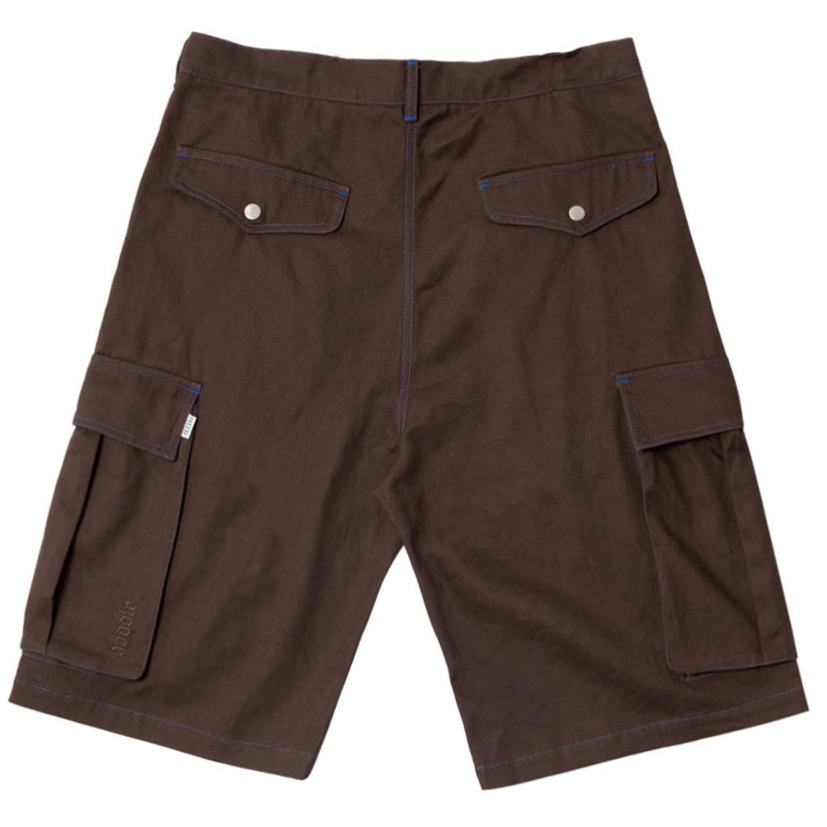 Hoddle Intensive Cargo Shorts - Brown/Blue Stitch image 2