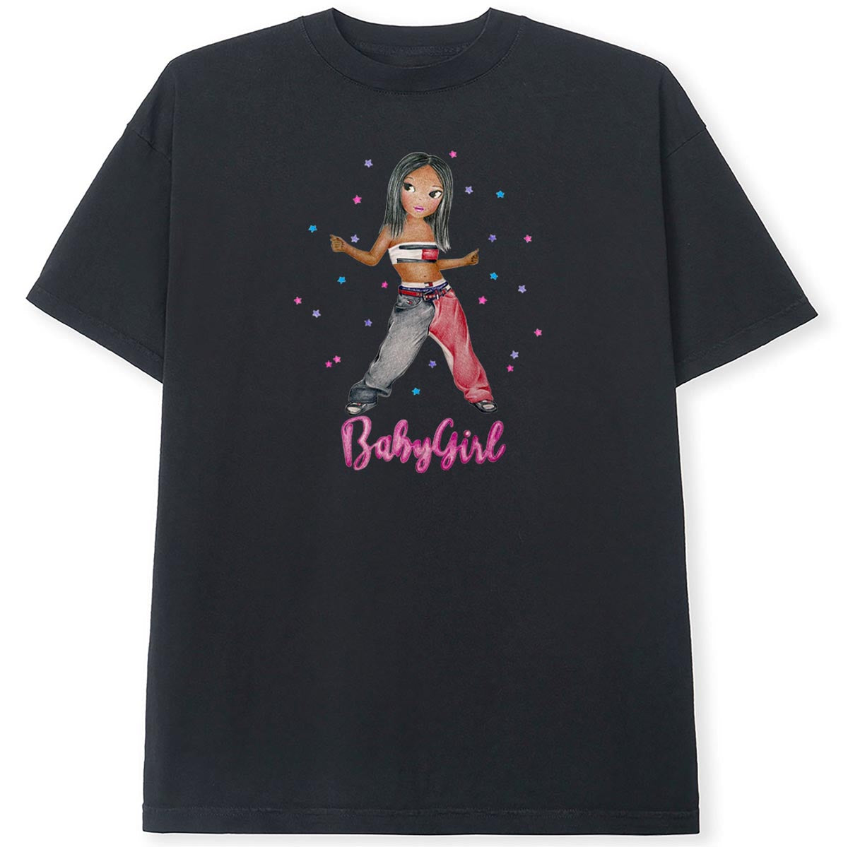 AM-FM Babygirl T-Shirt - Black image 1