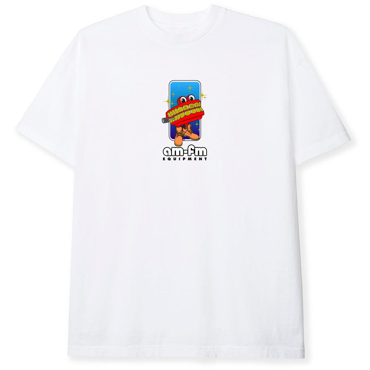 AM-FM Real Talk T-Shirt - White image 1