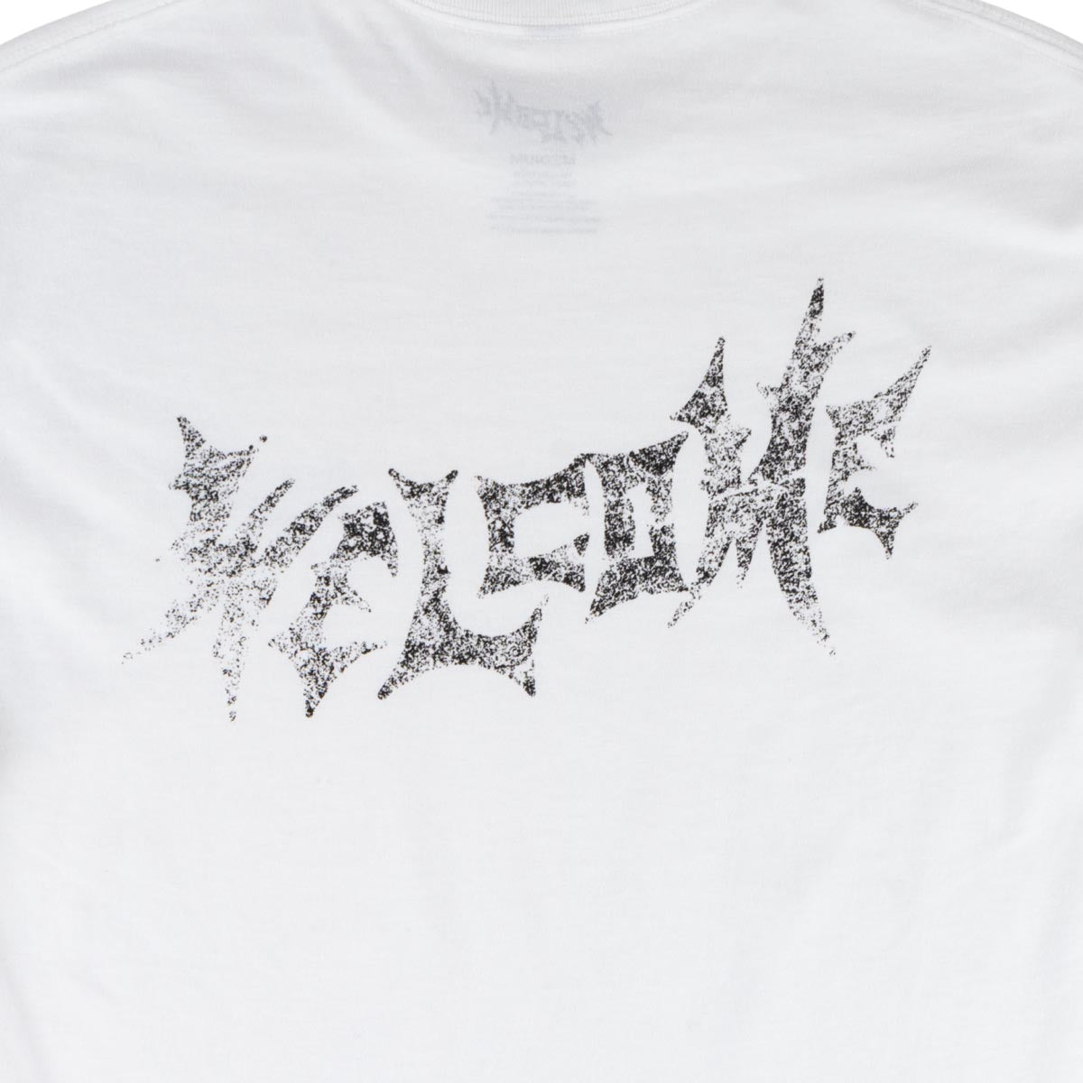 Welcome Distress Vamp T-Shirt - White image 3