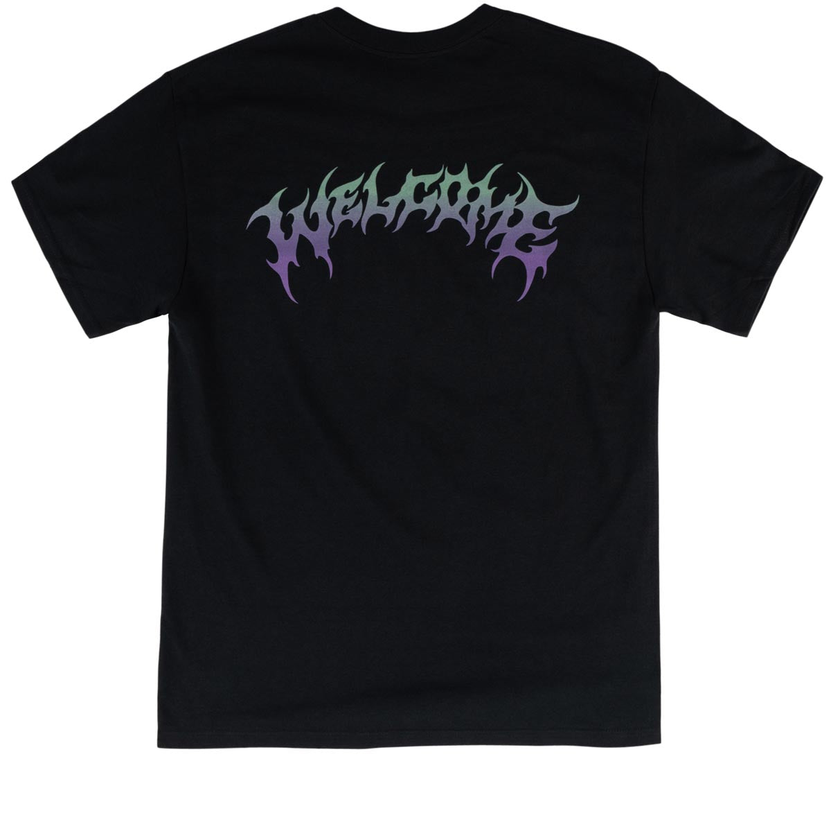 Welcome Gradient Barb T-Shirt - Black image 1