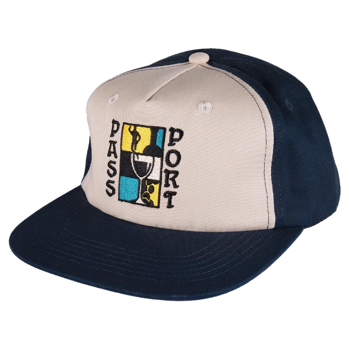 Passport Dine Em' Workers Hat - Navy/Off White image 1