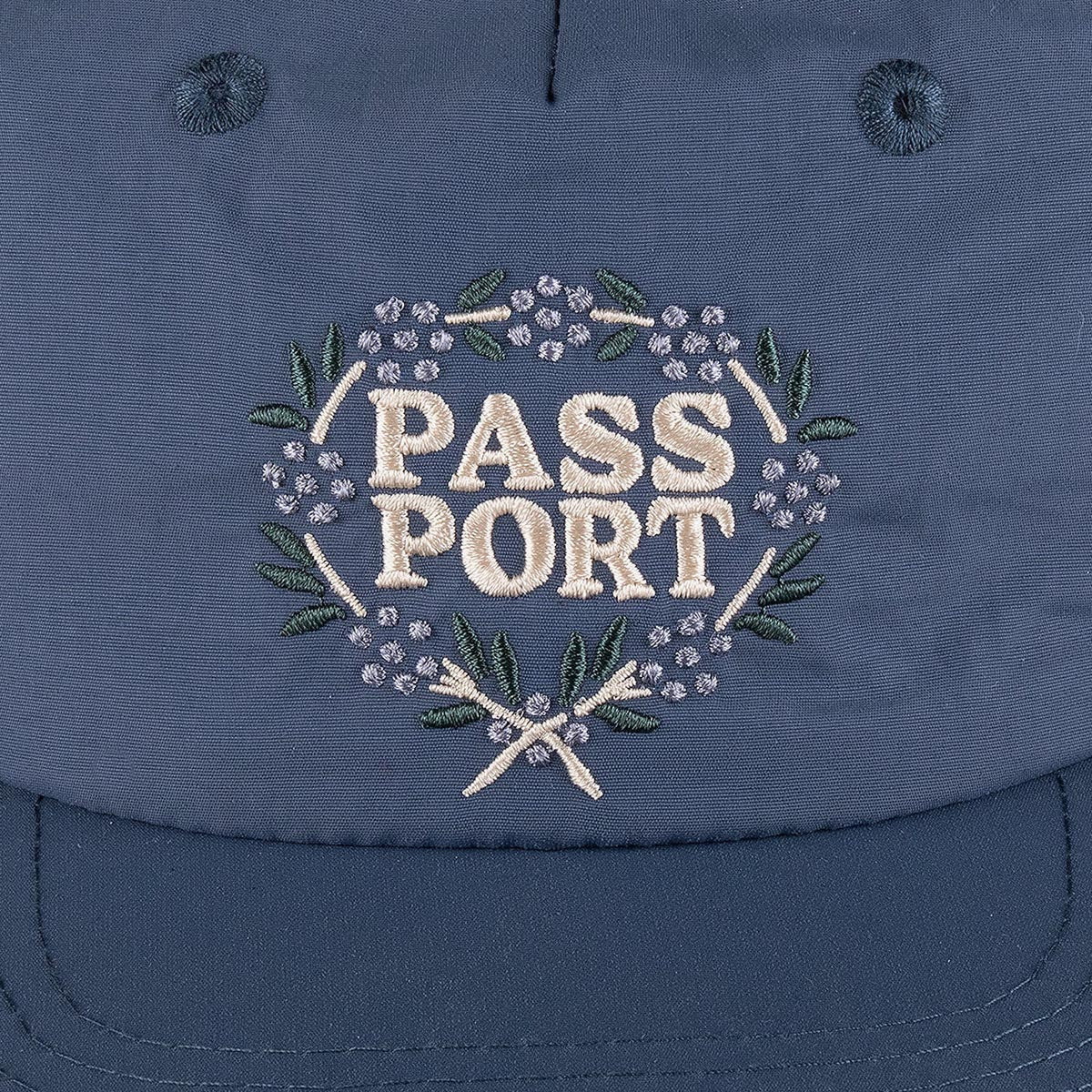 Passport Wattle RPET Workers Hat - Slate Blue/Cream image 3