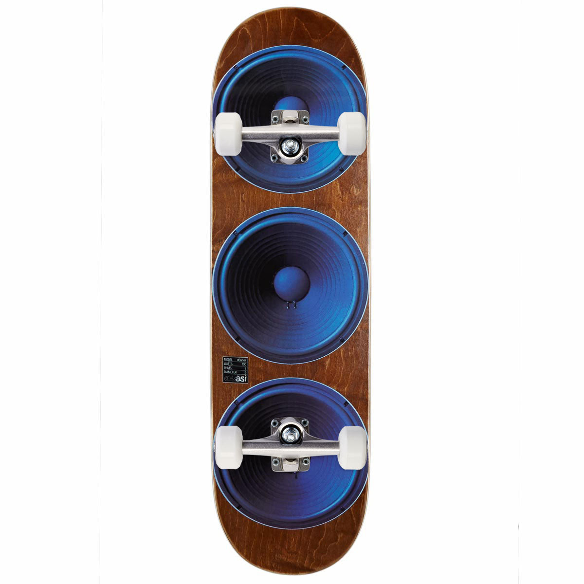 Quasi Barker Speakerhead Skateboard Complete - Assorted - 8.75