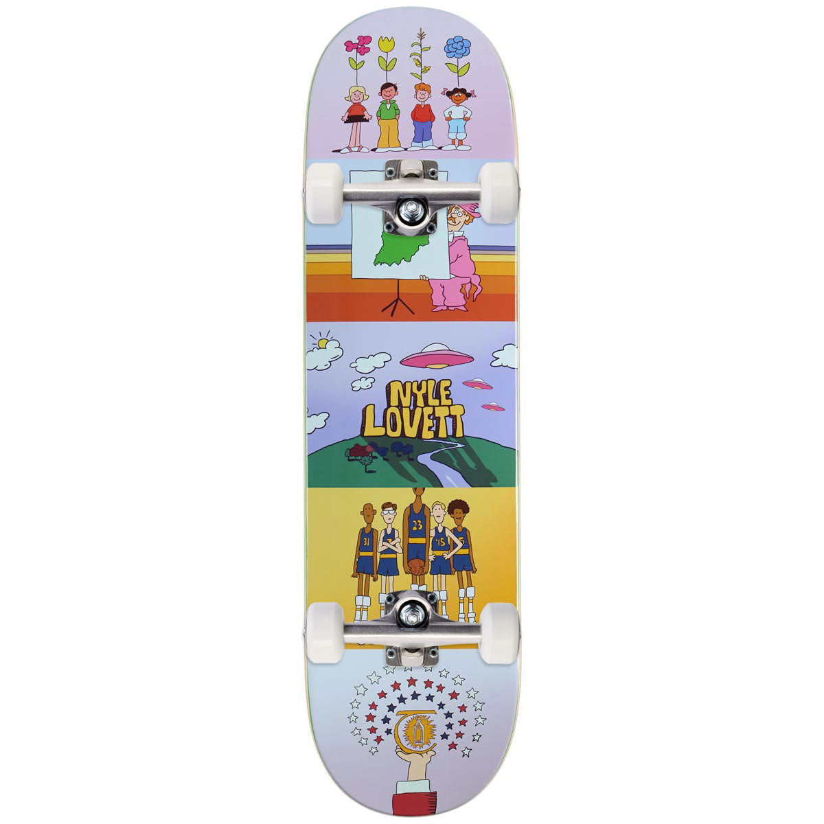 Theories Nyle House Rock Skateboard Complete - 8.38” image 1