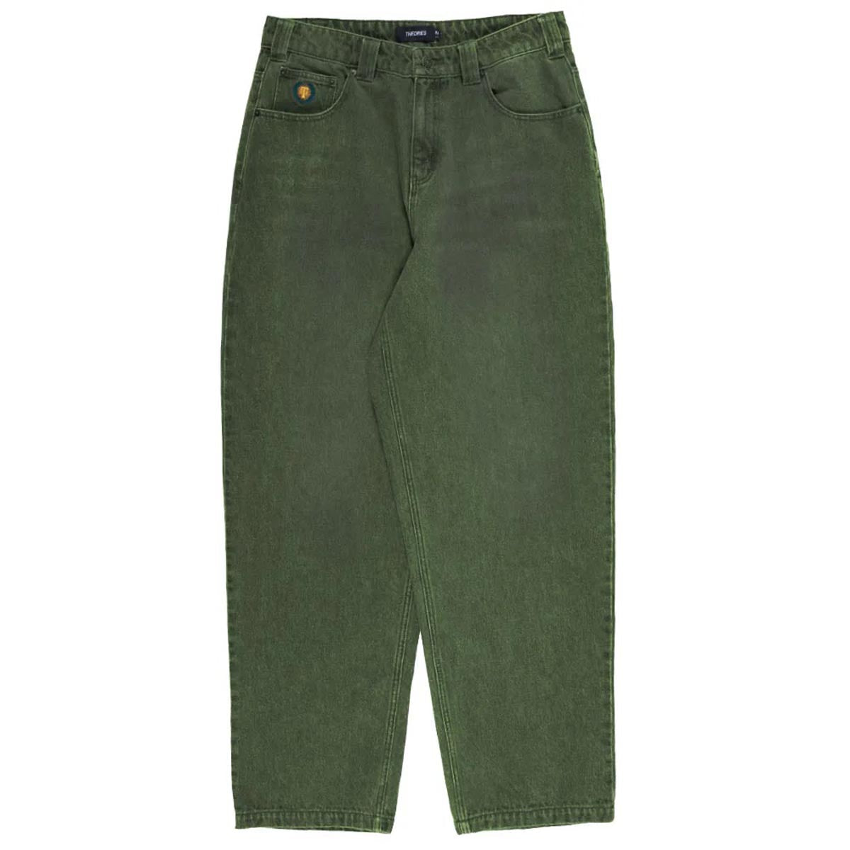 Theories Plaza Jeans - Washed Army Green image 1