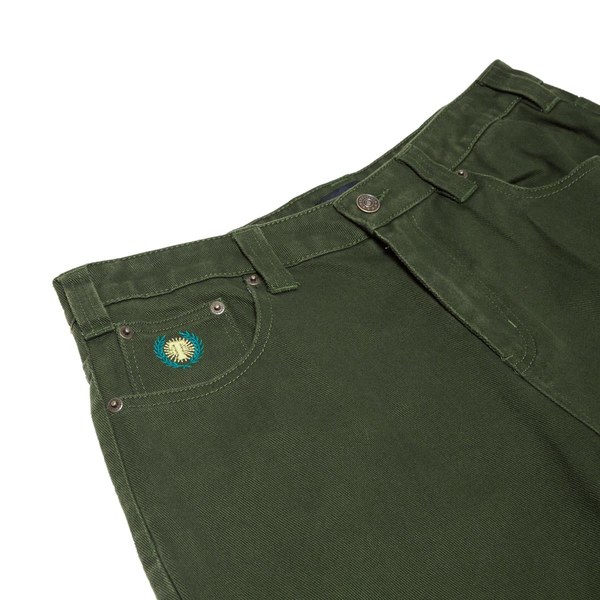 Theories Plaza Jeans - Washed Army Green image 3