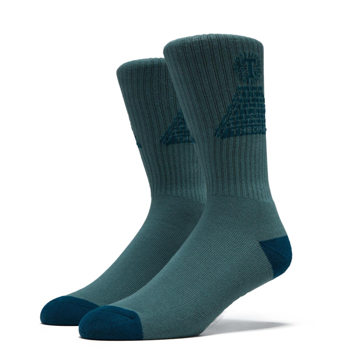 Theories Theoramid Socks - Laurel/Sea Blue image 1