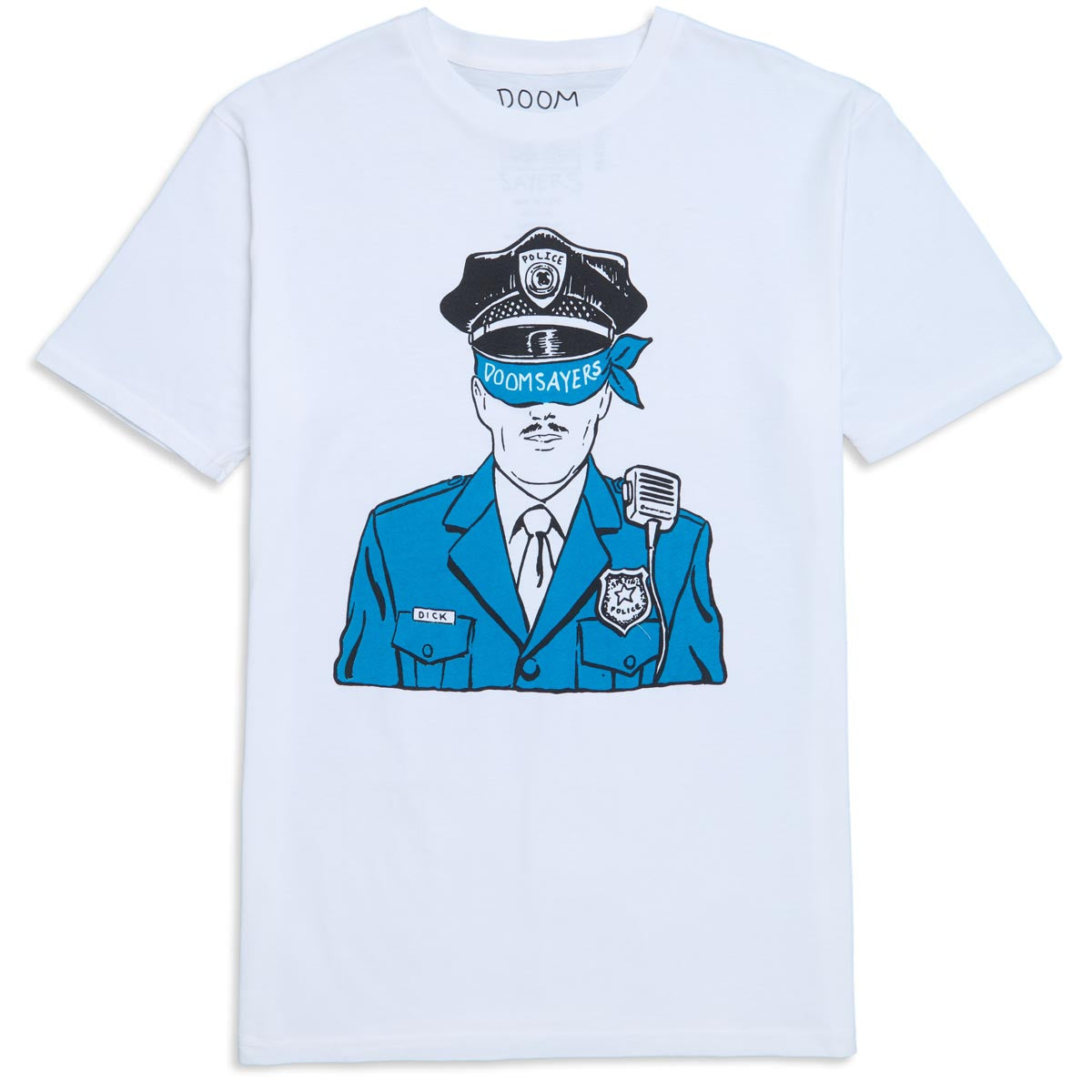 Doom Sayers Corp Cop T-Shirt - White image 1