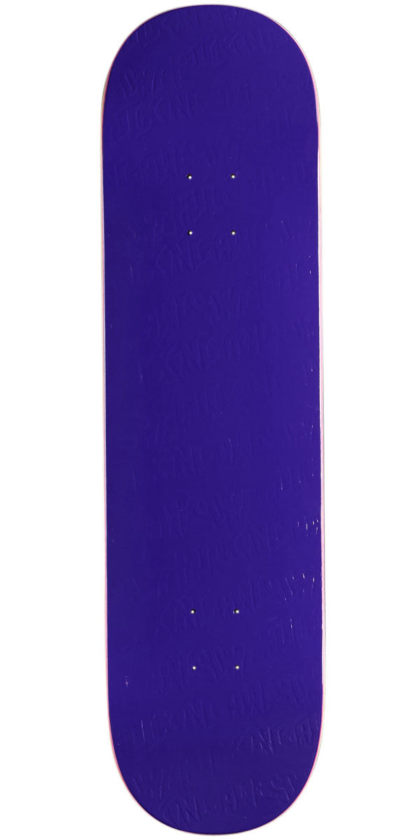 Fucking Awesome Purple Stamp Embossed Skateboard Deck - 8.18