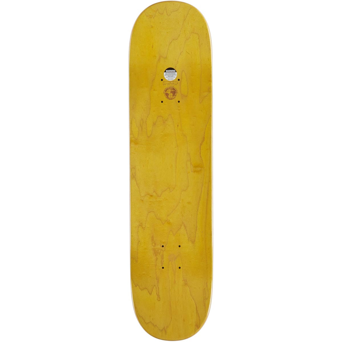 Fucking Awesome Khaki Stamp Embossed Skateboard Deck - 8.25