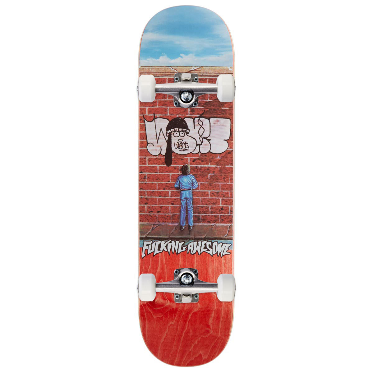 Fucking Awesome Wanto Dill Crime Face Skateboard Complete - 8.18