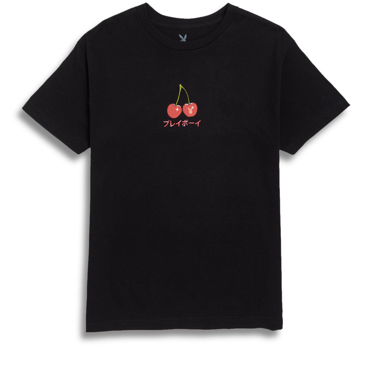 Color Bars x Playboy Cherry Martini T-Shirt - Black image 1