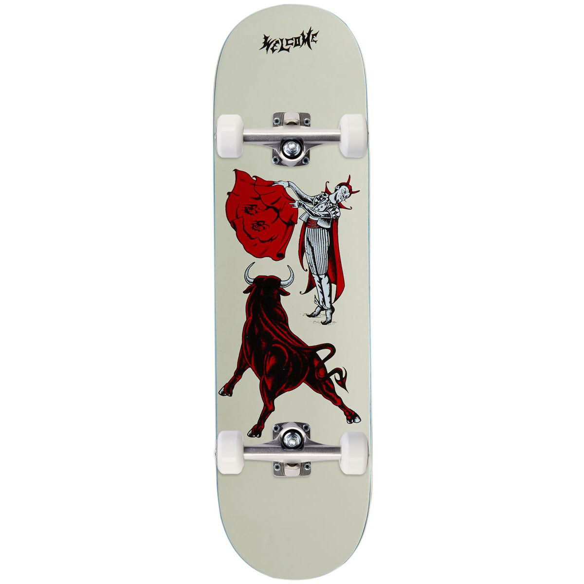 Welcome Matador On A Popsicle Skateboard Complete - Bone - 8.50