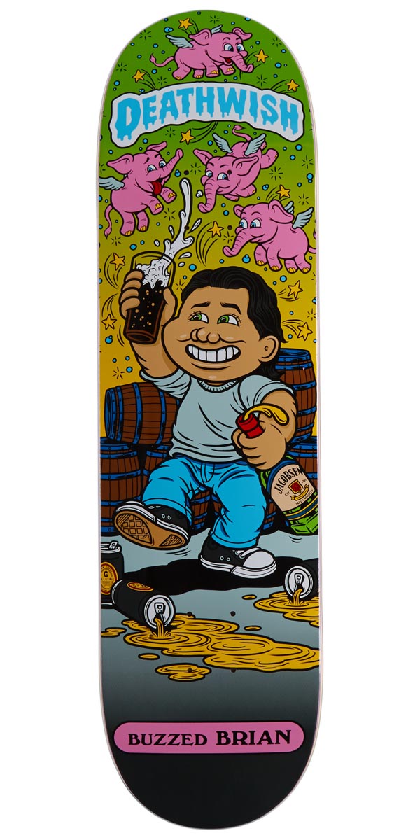 Deathwish Bod Low Life Kids Skateboard Deck - 8.38