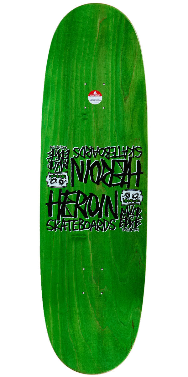 Heroin Shellbound Skateboard Deck - 9.50