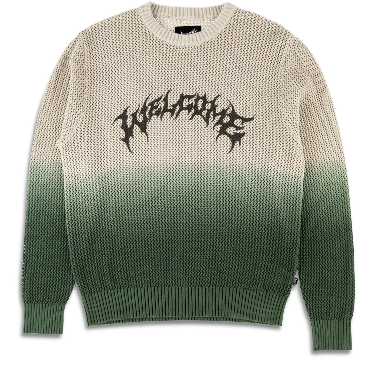 Welcome Maille Loose Knit Sweatshirt - Pine/Bone image 1