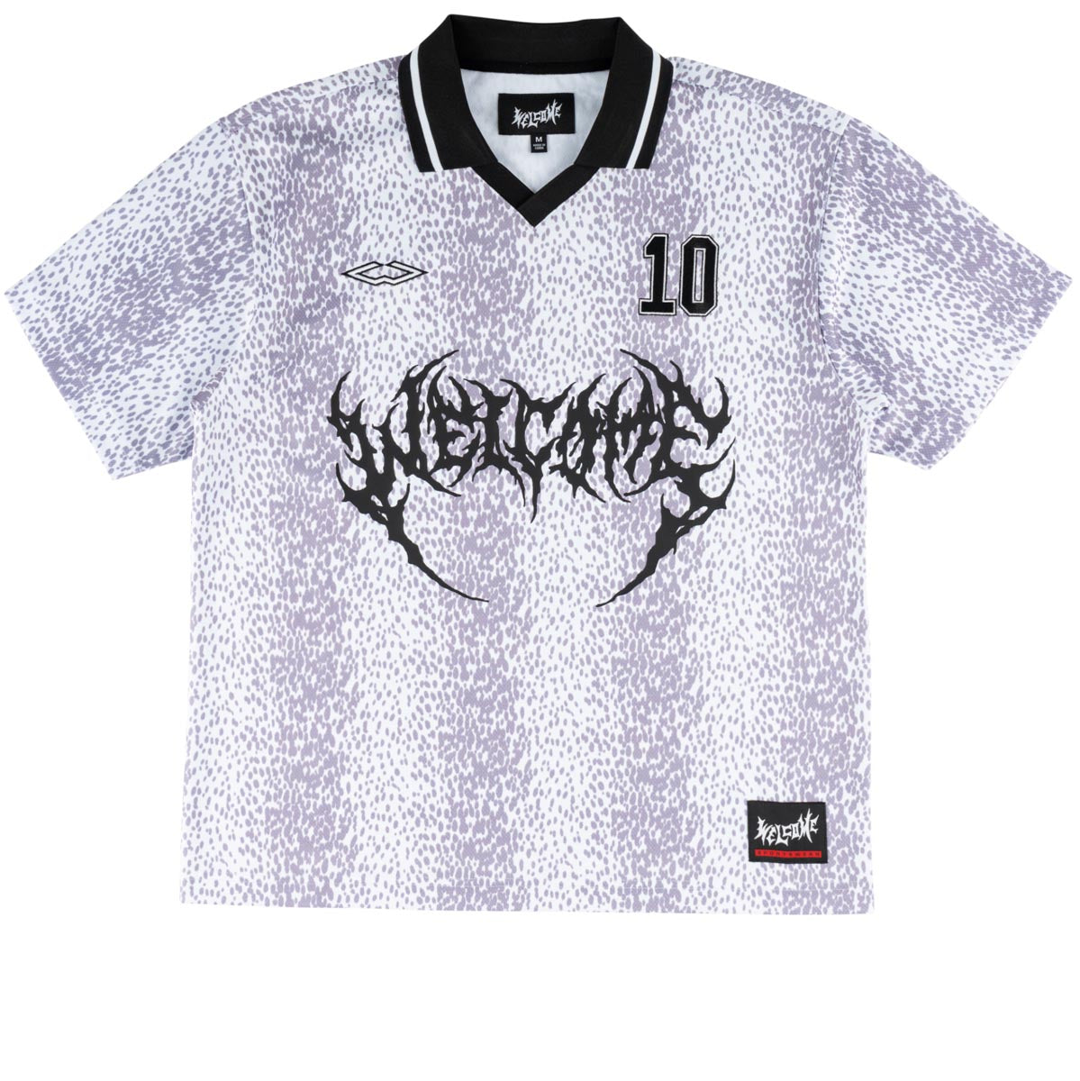 Welcome Penalty Soccer Jersey - White/Lavender image 1