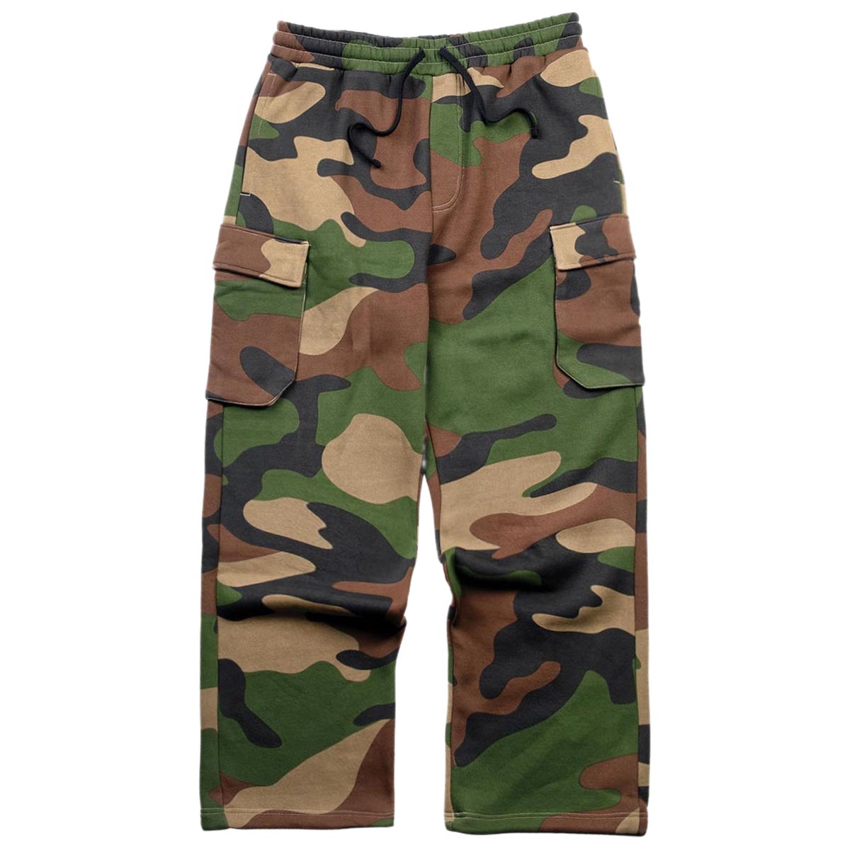 DGK OGs Fleece Cargo Pants - Woodland Camo image 1