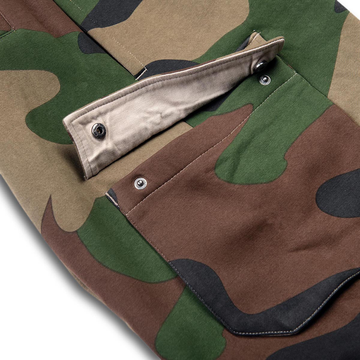 DGK OGs Fleece Cargo Pants - Woodland Camo image 4