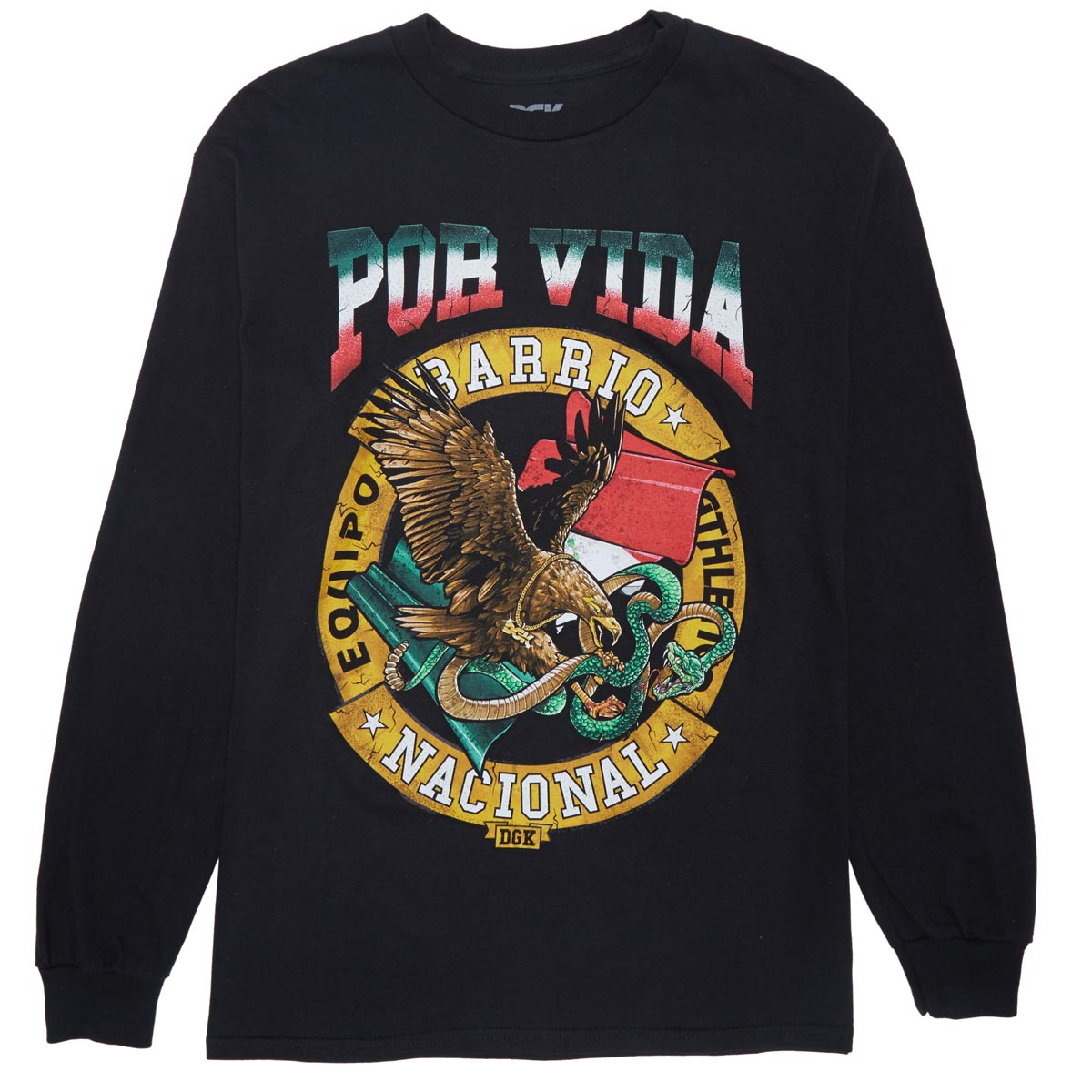 DGK Nacional Long Sleeve T-Shirt - Black image 1