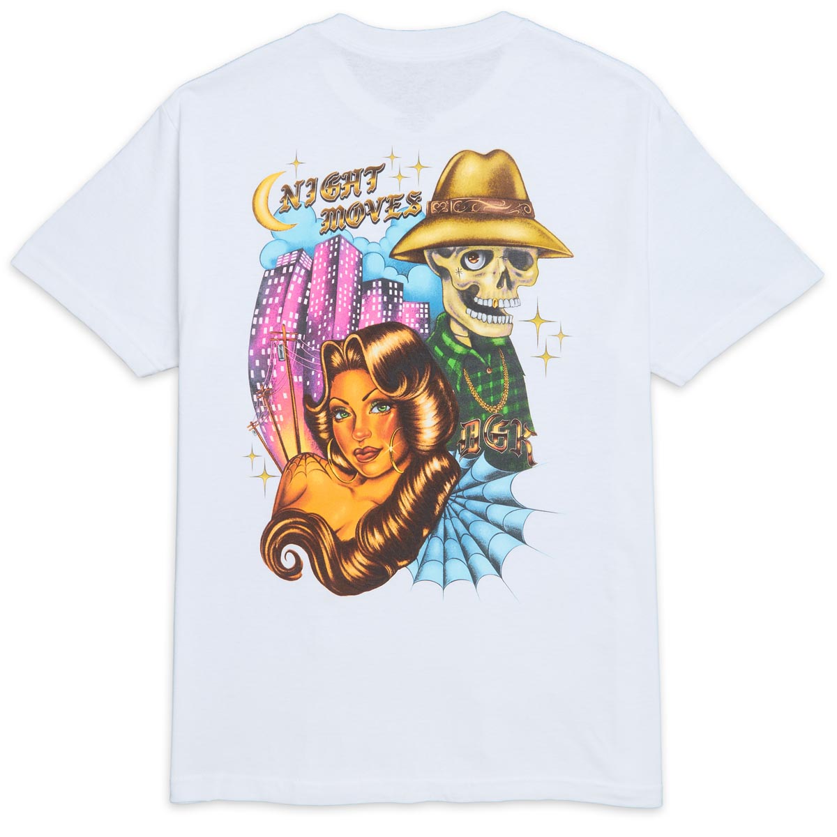 DGK Night Moves T-Shirt - White image 1