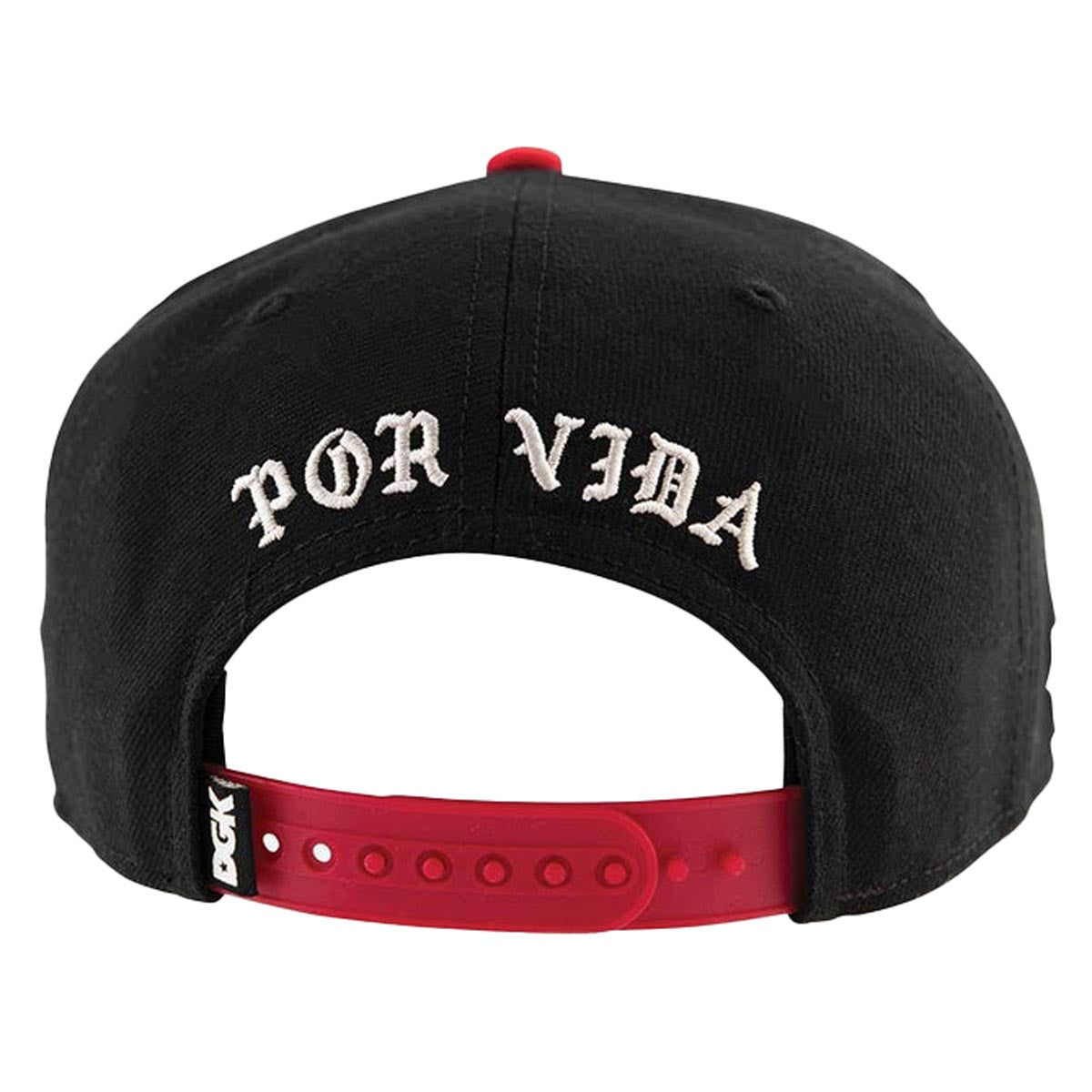 DGK Guerrero Snapback Hat - Black/Red image 2