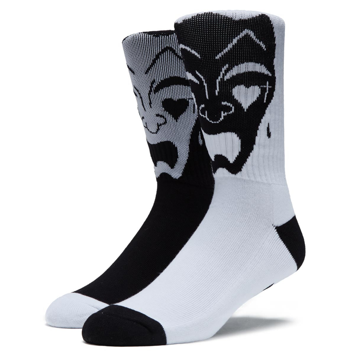 DGK Contrary Socks - Black/White image 1