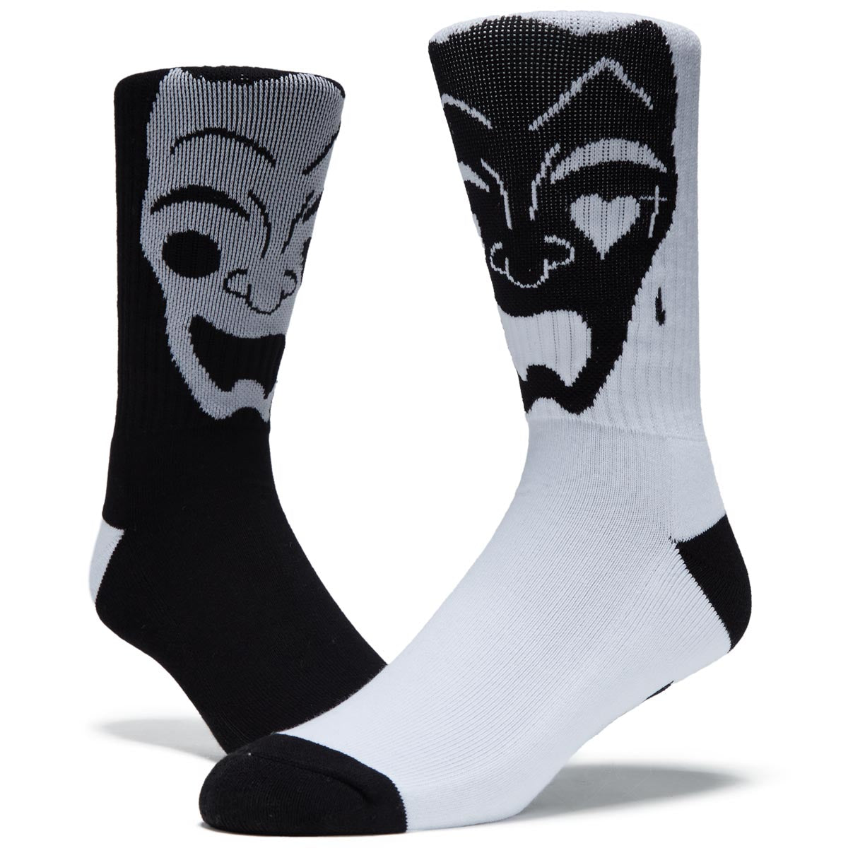 DGK Contrary Socks - Black/White image 2