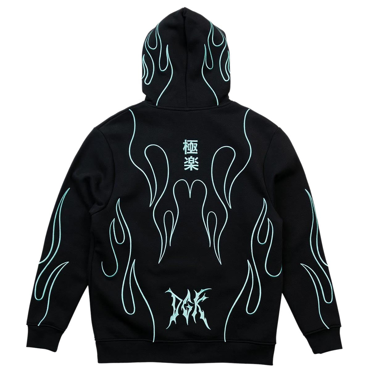 DGK Fuego Fleece Hoodie - Black image 4