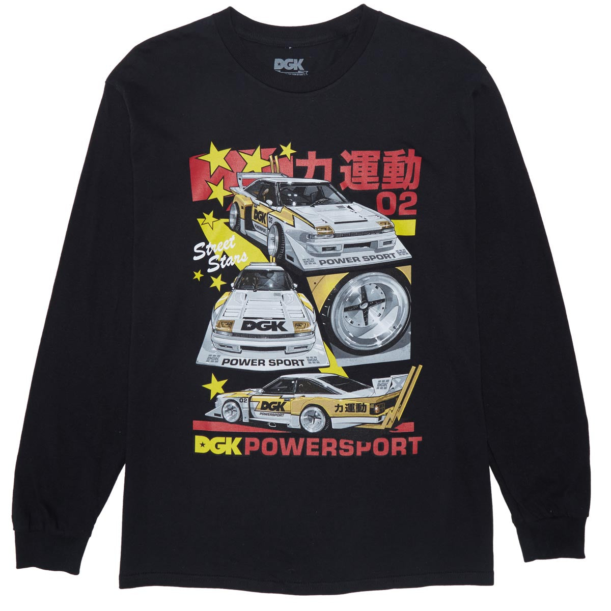 DGK Powersport Long Sleeve T-Shirt - Black image 1