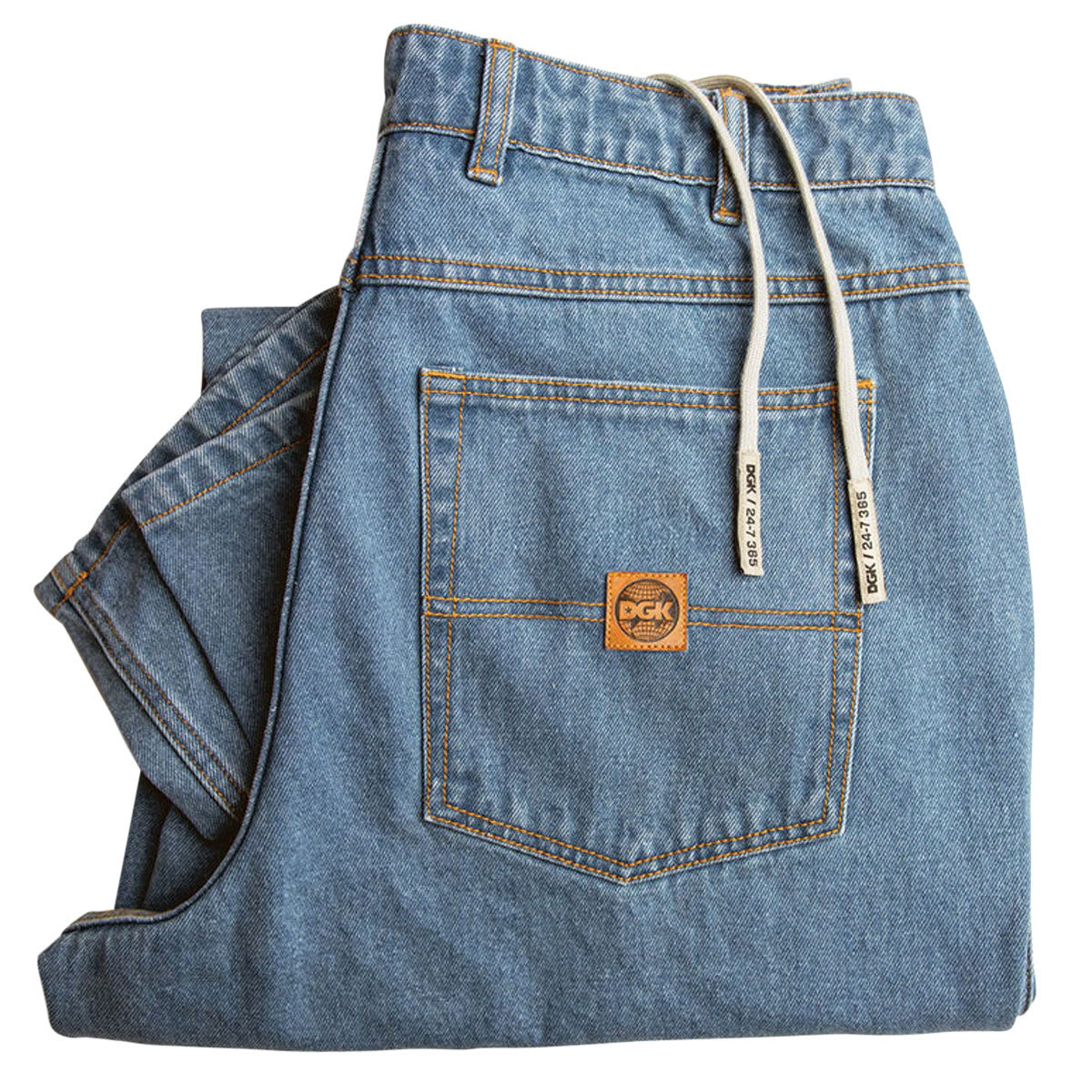 DGK Muni Denim Jeans - Washed Indigo image 5