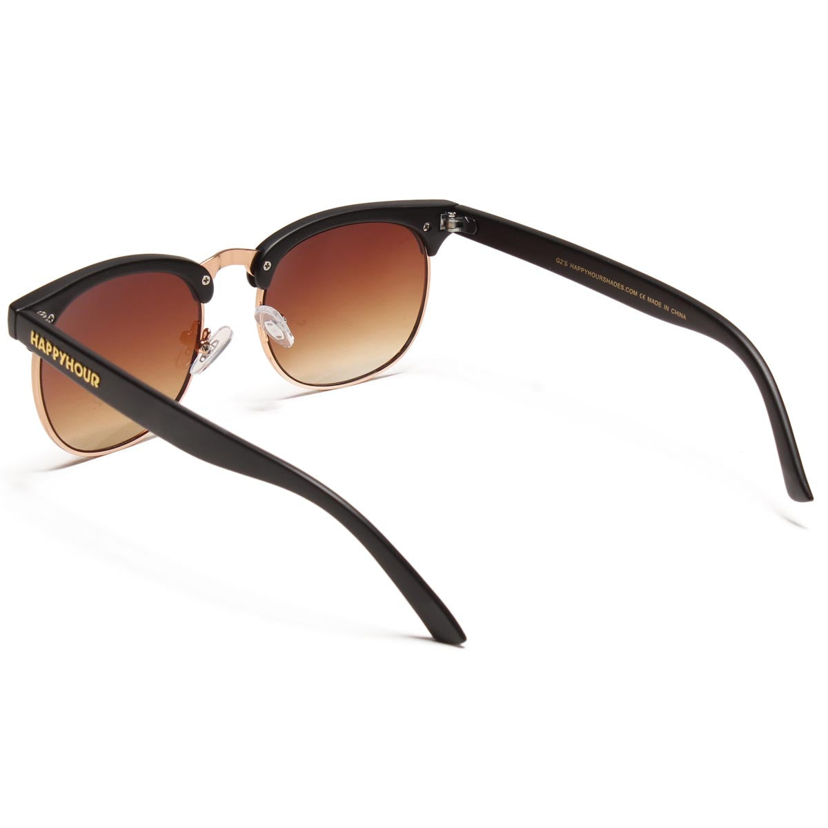 Happy Hour G2 Sunglasses - Matte Black/Amber Fade image 2