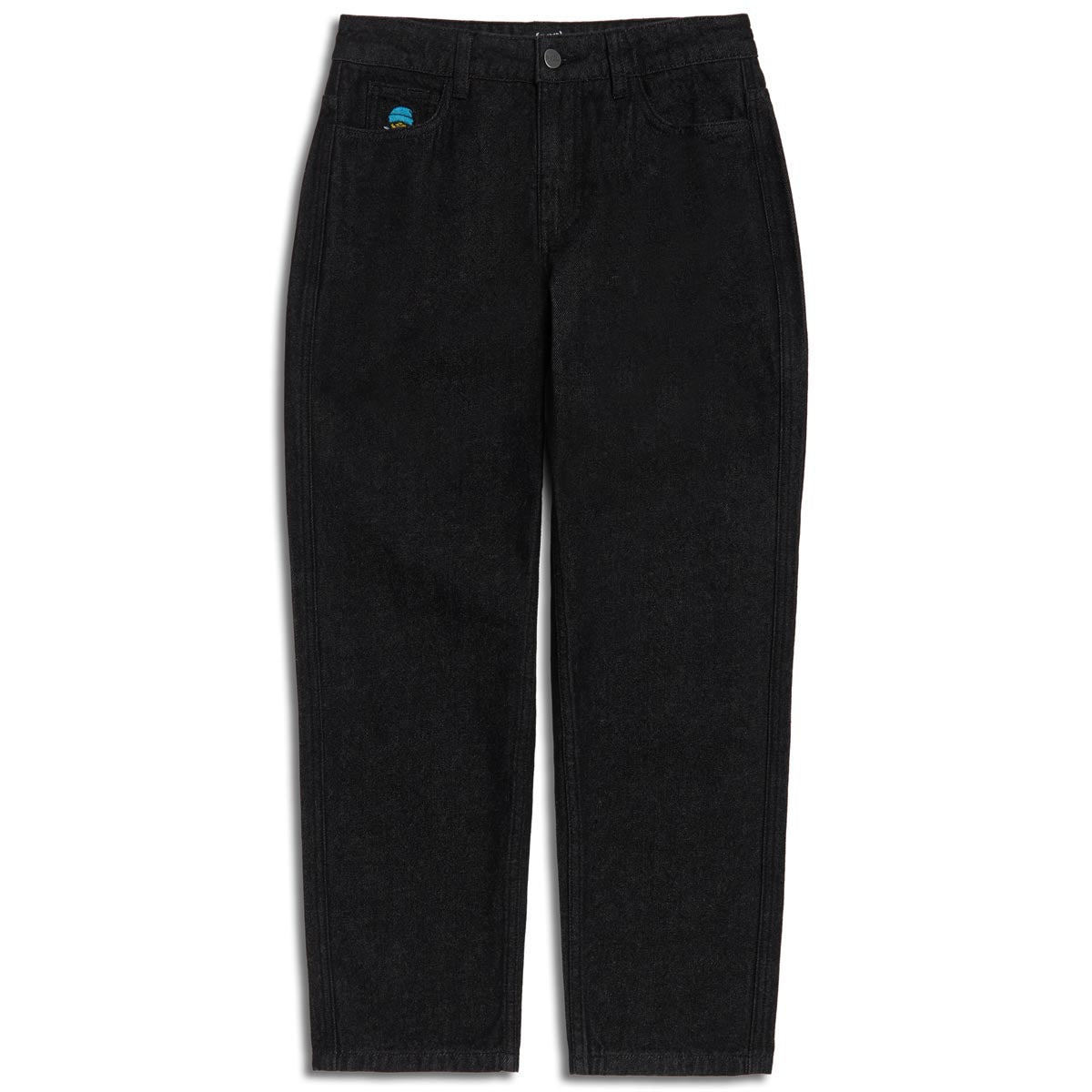 CCS Youth Baggy Taper Denim Jeans - Black image 2