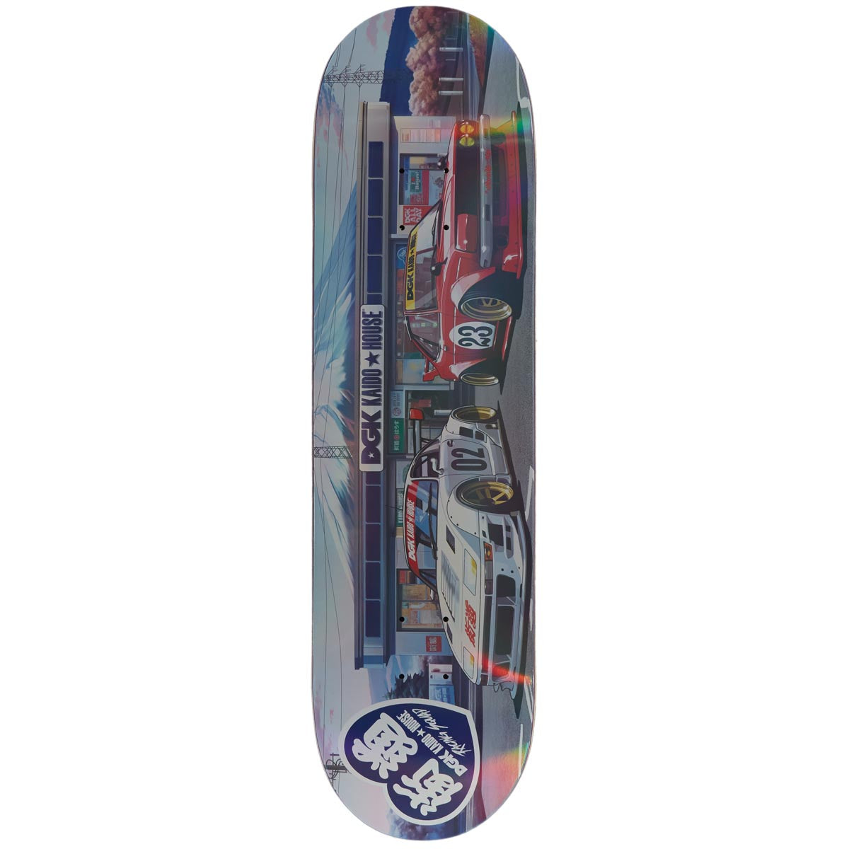 DGK x Kaido House Konbini Skateboard Deck - Holographic - 8.25