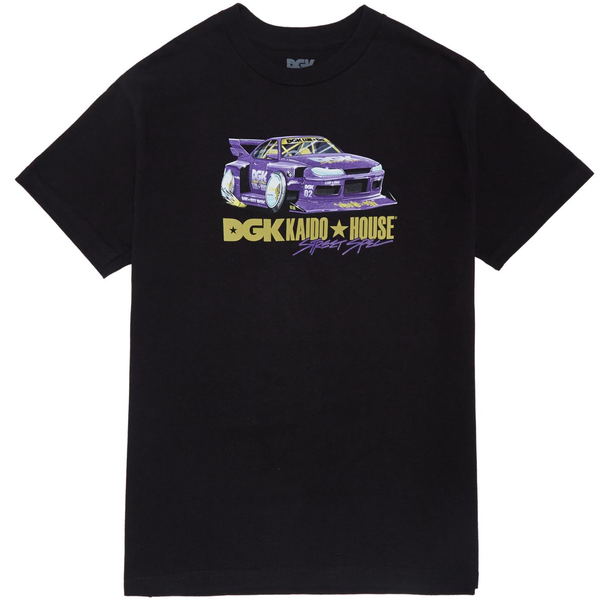 DGK x Kaido House Roulette Racer T-Shirt - Black image 2