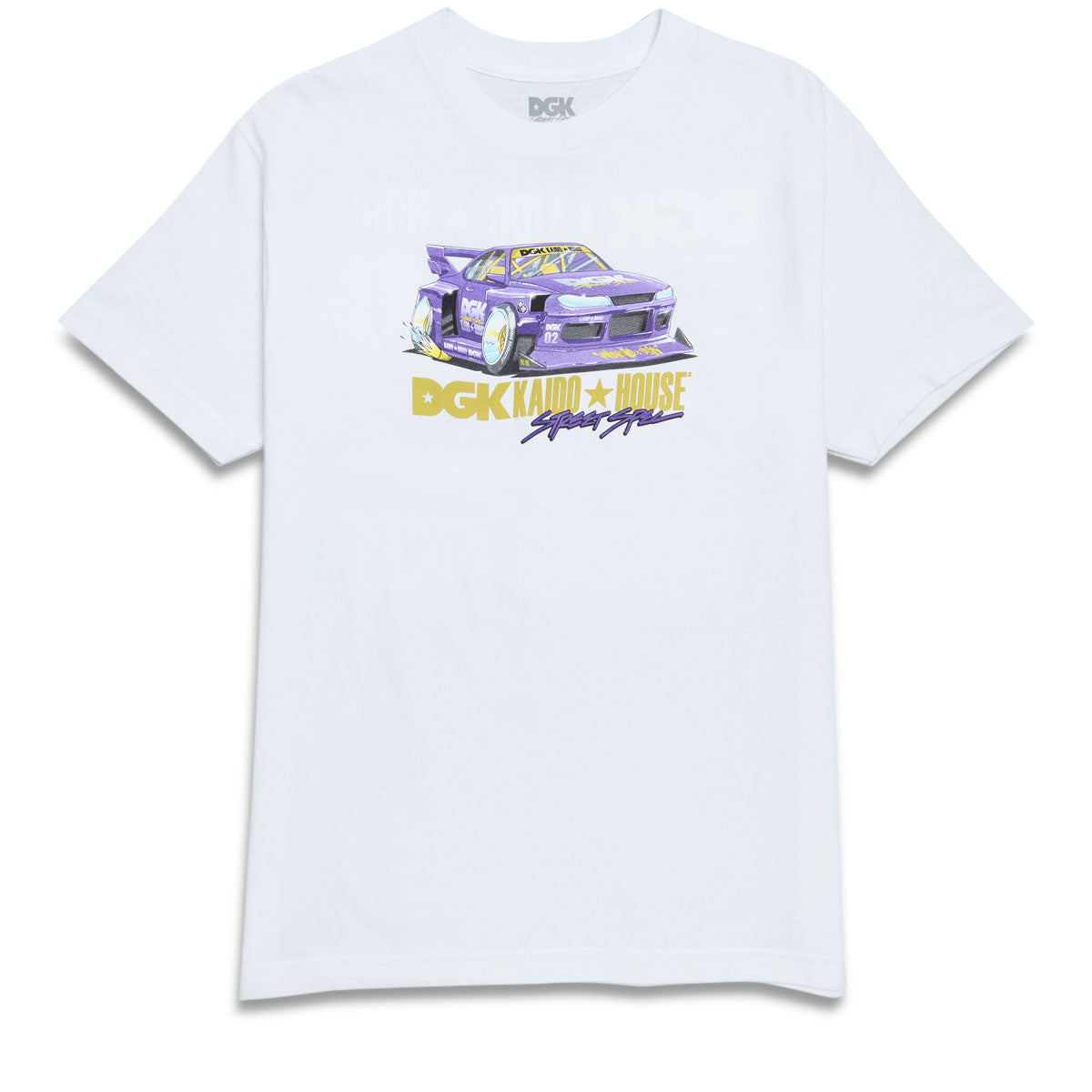 DGK x Kaido House Roulette Racer T-Shirt - White image 1