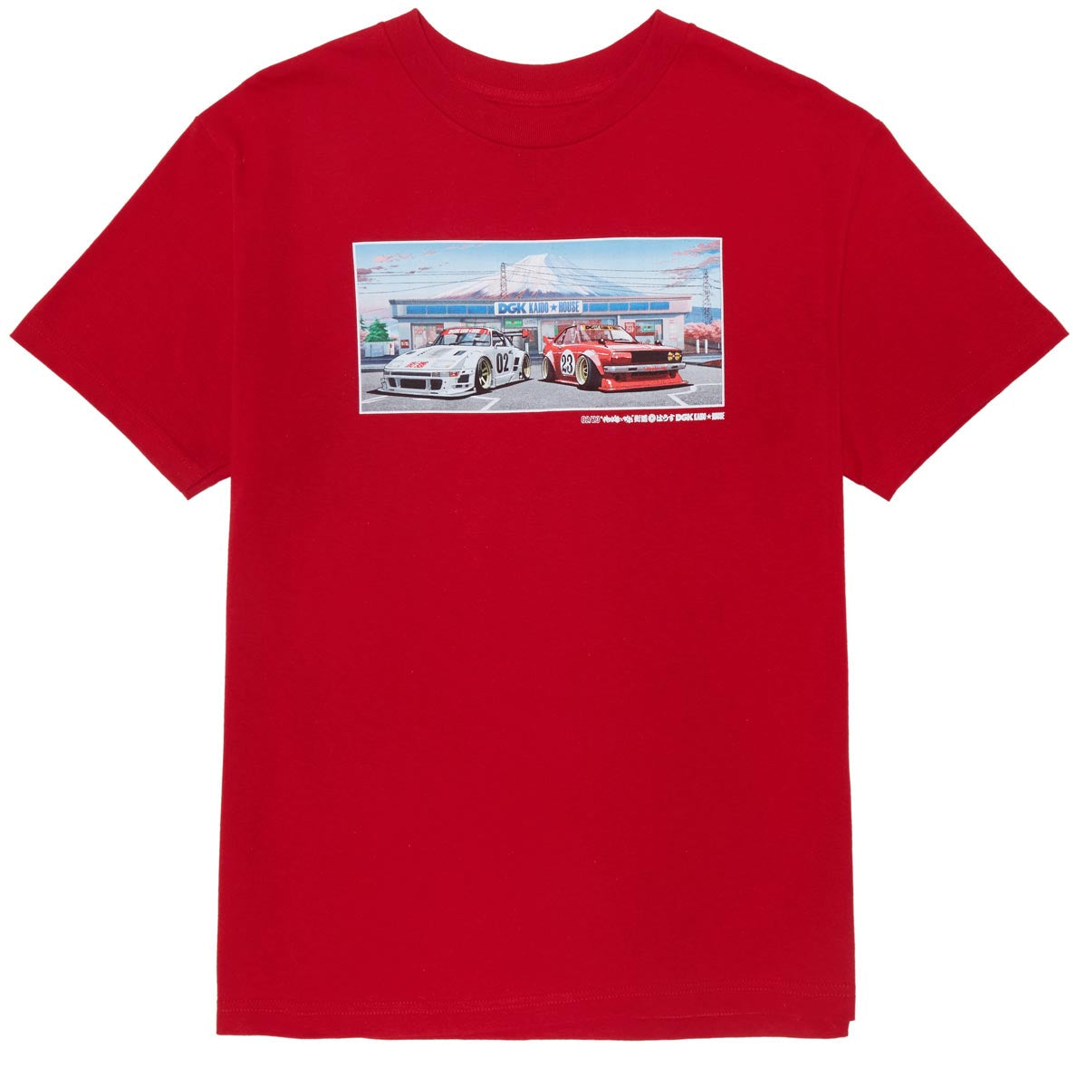 DGK x Kaido House Konbini T-Shirt - Red image 1