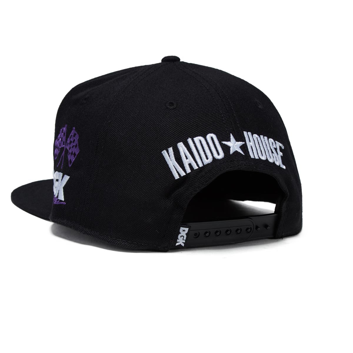 DGK x Kaido House Street Spec Snapback Hat - Black image 2