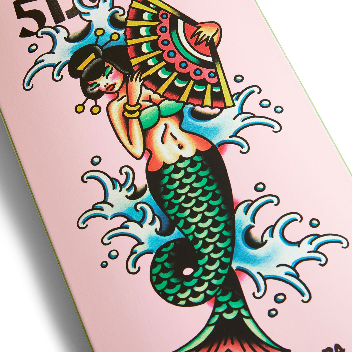 5Boro Shinya Nohara Mermaid Skateboard Complete - Pink - 8.00