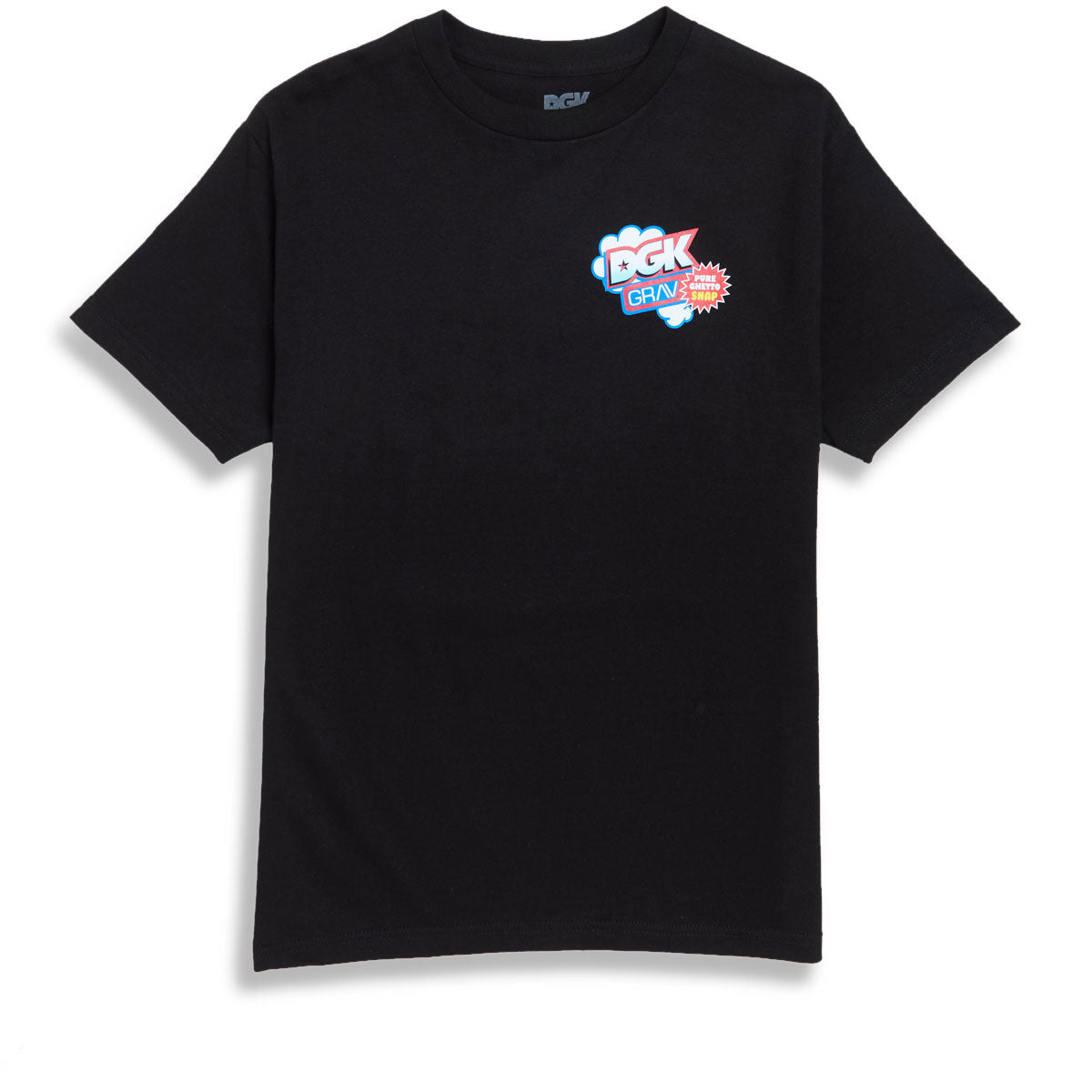 DGK x Grav Ghetto Snap T-Shirt - Black image 2