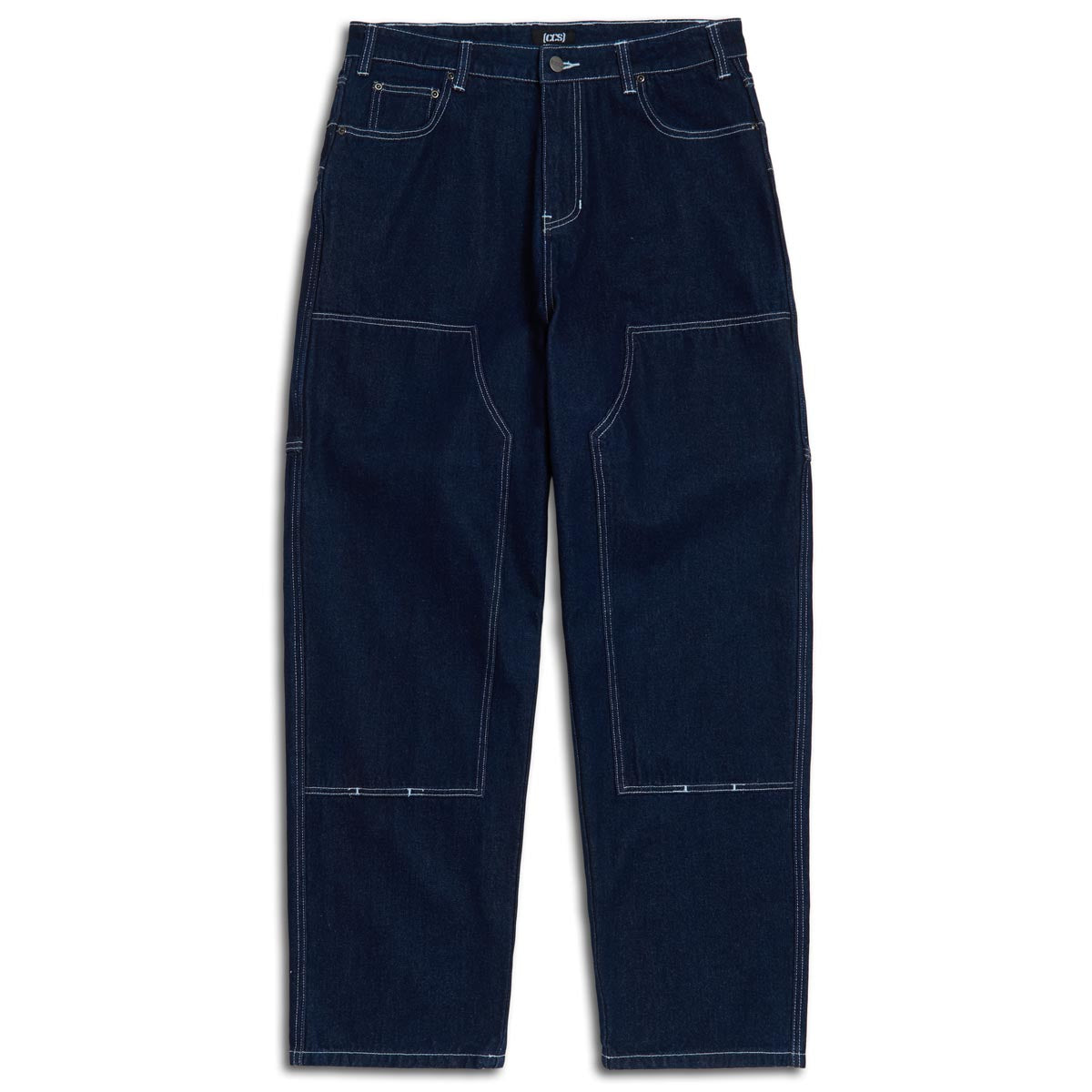 CCS 4x4 Reinforced Baggy Taper Denim Jeans - Overdyed Navy image 2