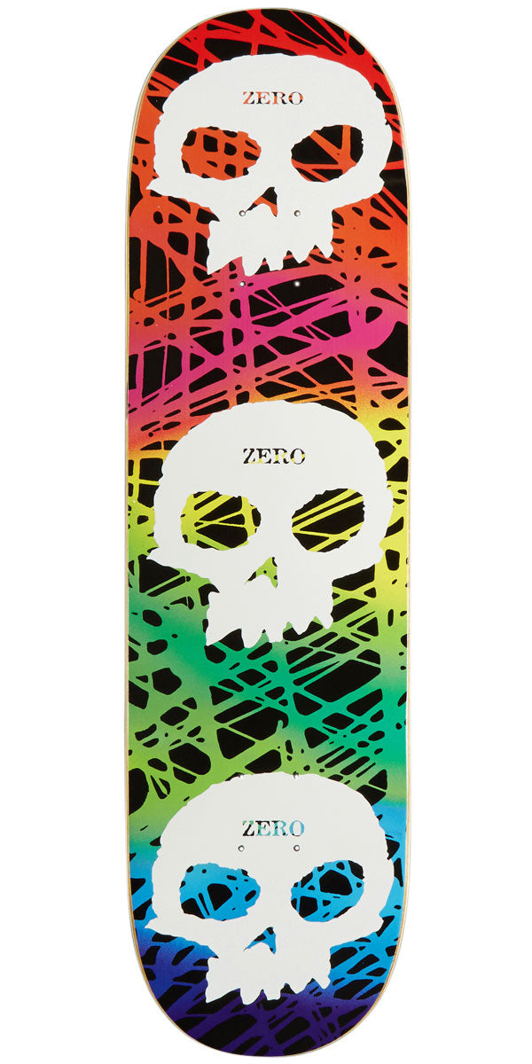 Zero 3 Skull Color Skateboard Deck - 8.50