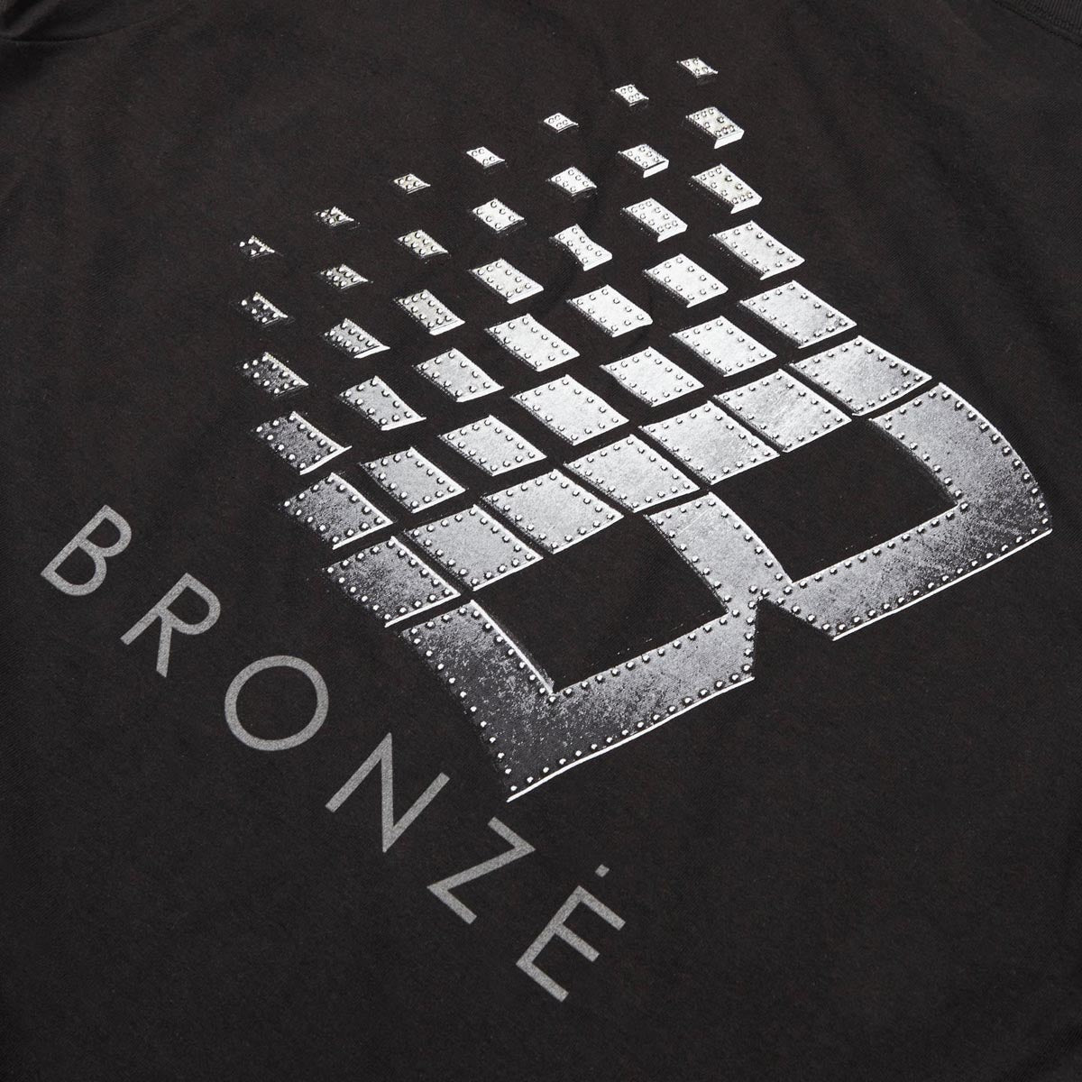 Bronze 56k Bolted B Logo T-Shirt - Black image 3