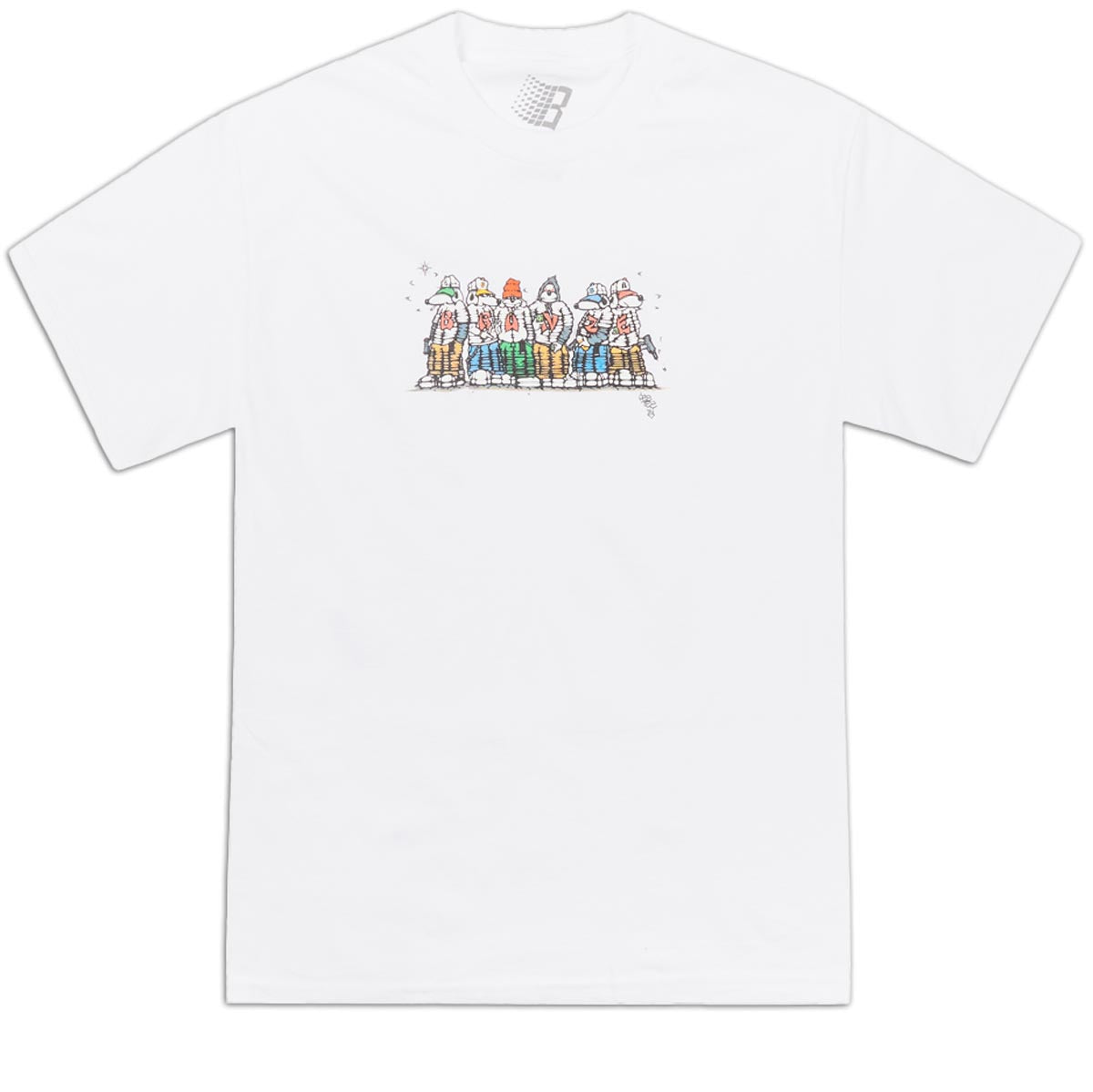 Bronze 56k Dog Gang T-Shirt - White image 1