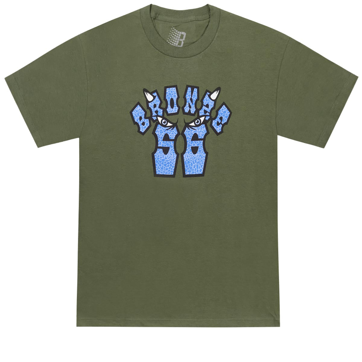 Bronze 56k Bullseye T-Shirt - Military Green image 1