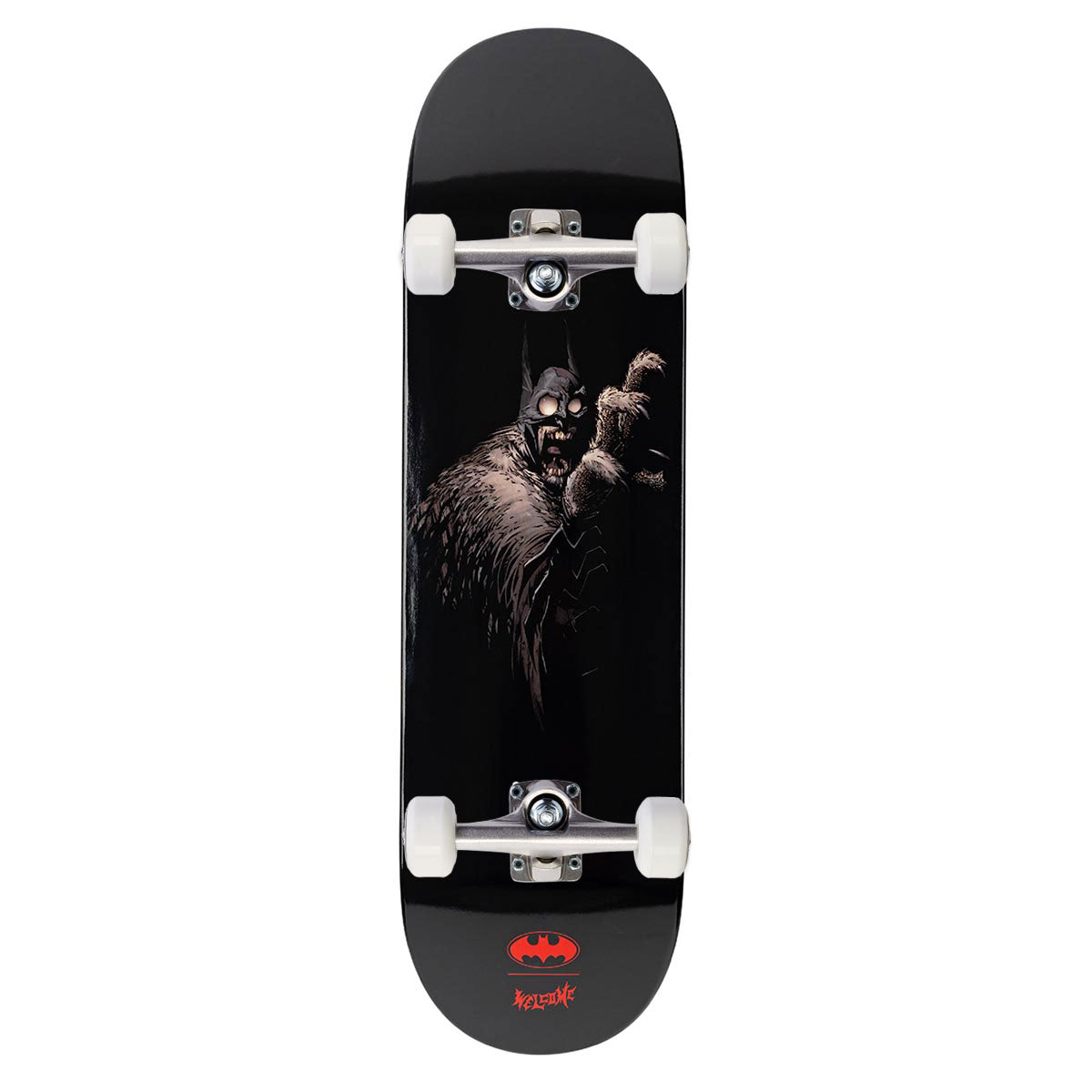 Welcome x Batman Batmonster On Popsicle Skateboard Complete - Black Dip - 8.75