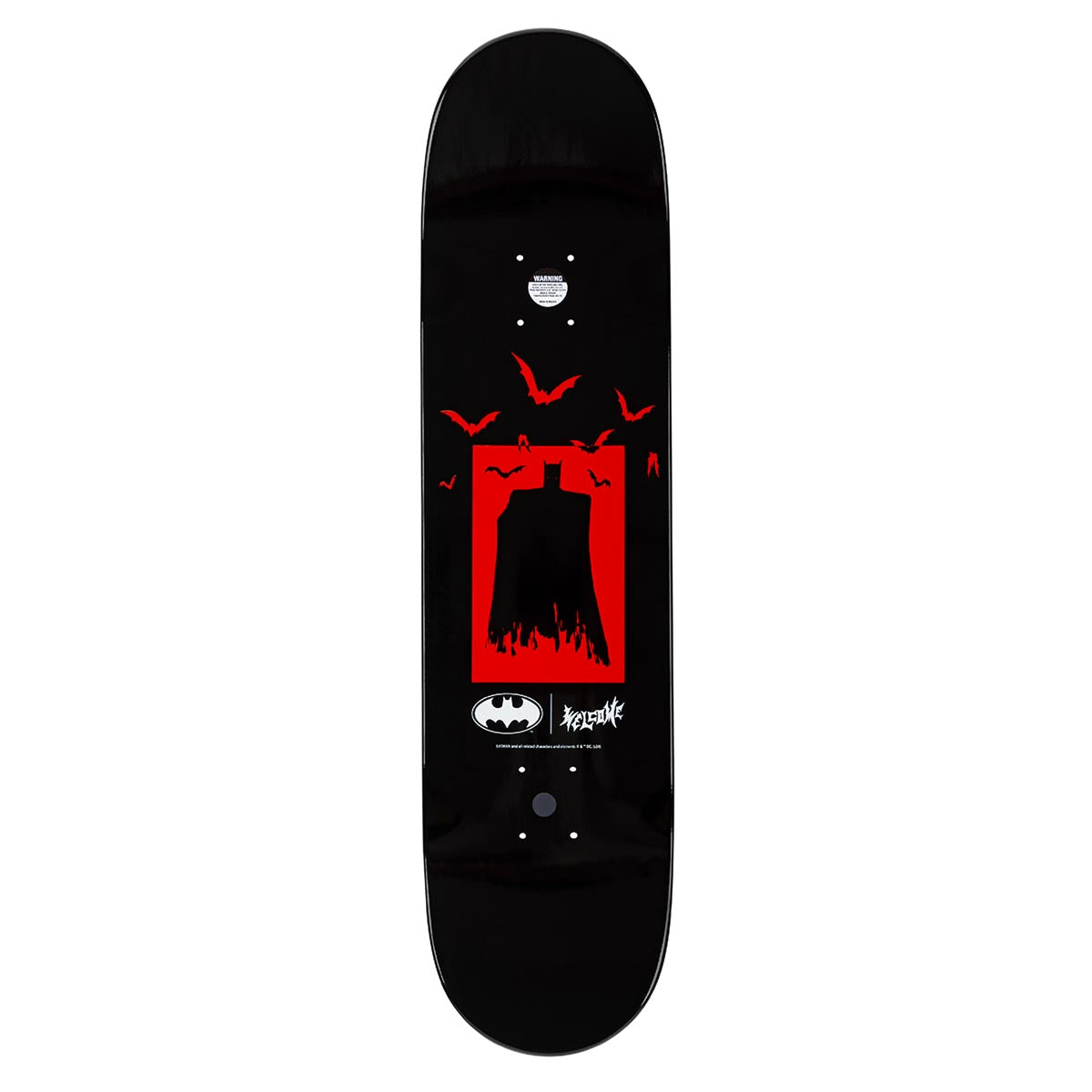 Welcome x Batman Joker On Popsicle Skateboard Deck - Black Dip - 8.00