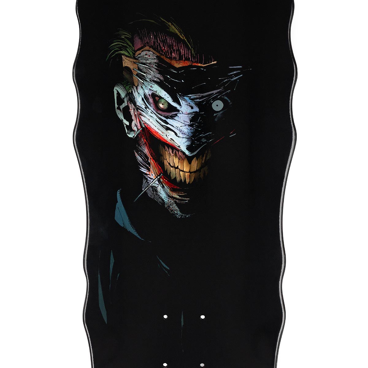 Welcome x Batman Joker On Widow Skateboard Deck - Black Dip - 10.00